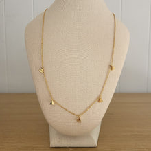 Load image into Gallery viewer, Small Silver or Gold Triangle Necklace
