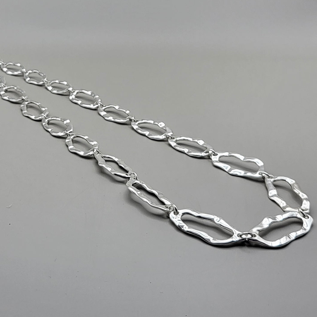 Silver Plated Linked Chain