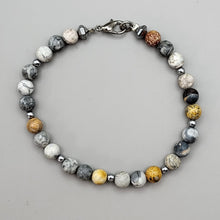 Load image into Gallery viewer, Semi precious stone with Hematite
