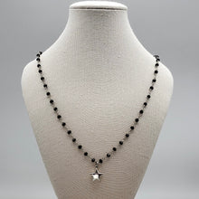 Load image into Gallery viewer, Black Onyx with Silver Star
