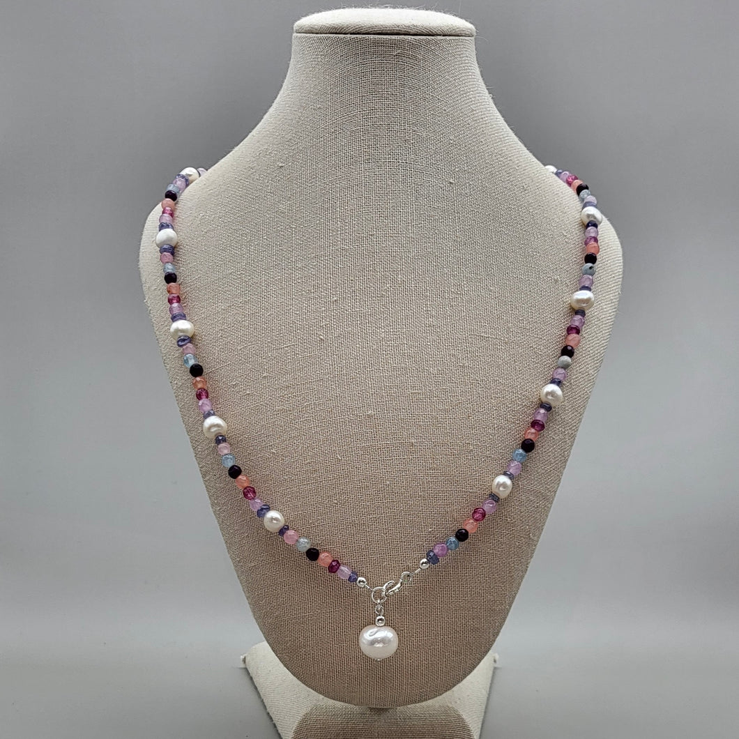 Pearl and Agate Necklace