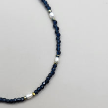 Load image into Gallery viewer, Dark Blue Crystal Freshwater Pearls
