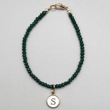 Load image into Gallery viewer, Emerald Green Crystal Bracelet
