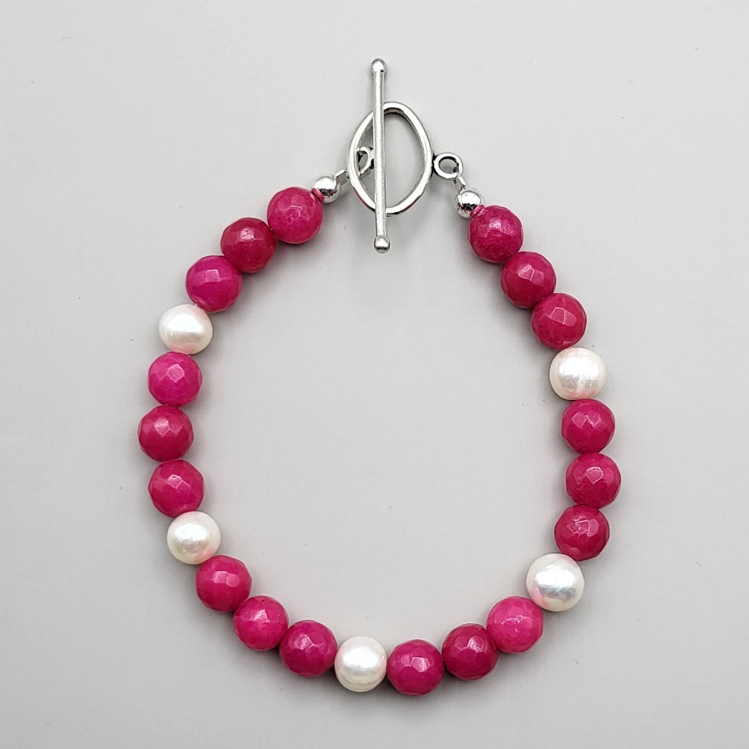 Pearl and Agate bracelet