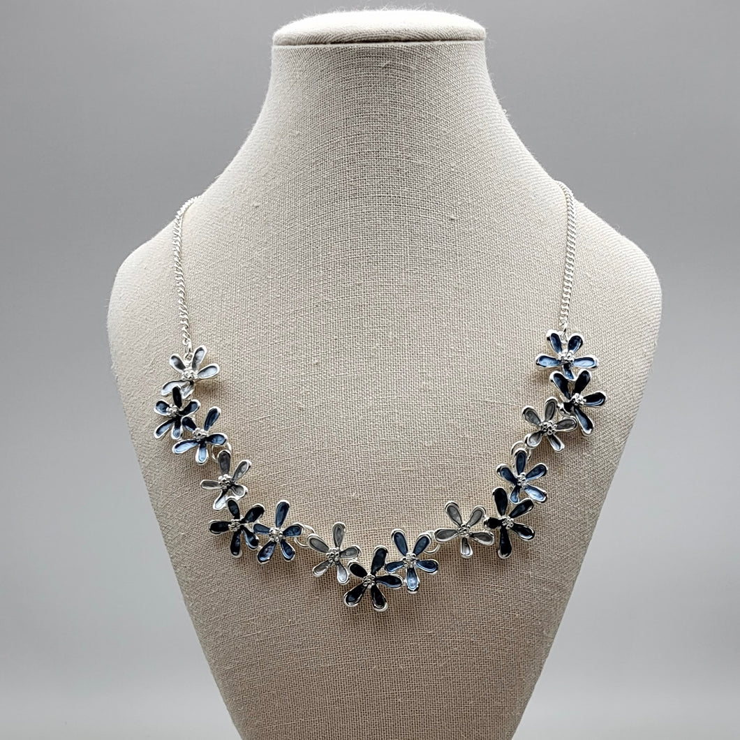 Enamelled Flower Necklace
