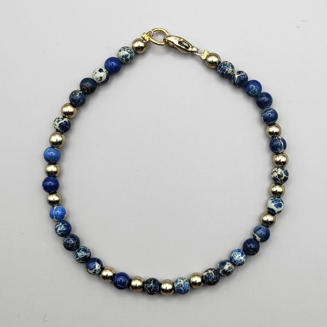Blue Agate  Bracelet