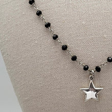 Load image into Gallery viewer, Black Onyx with Silver Star
