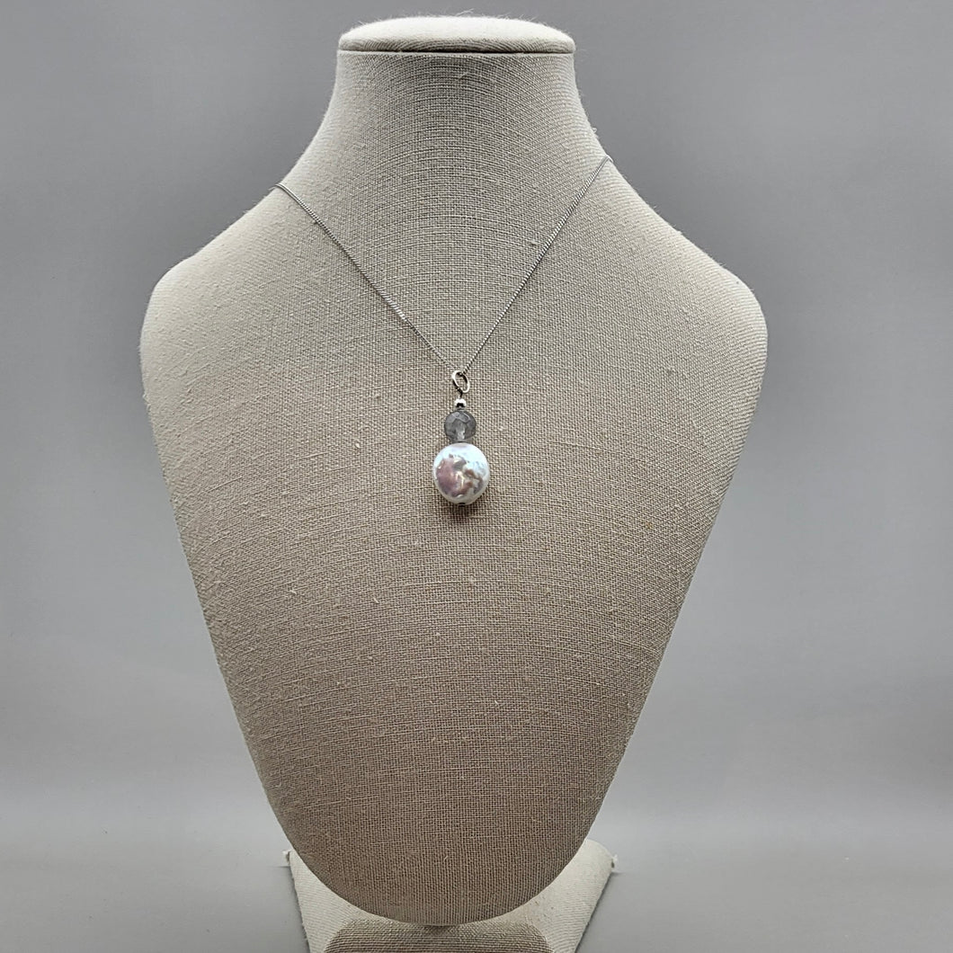 Coin Pearl Pendant