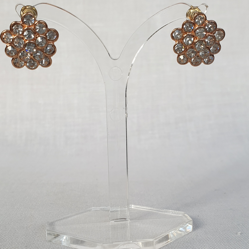Rose gold studs