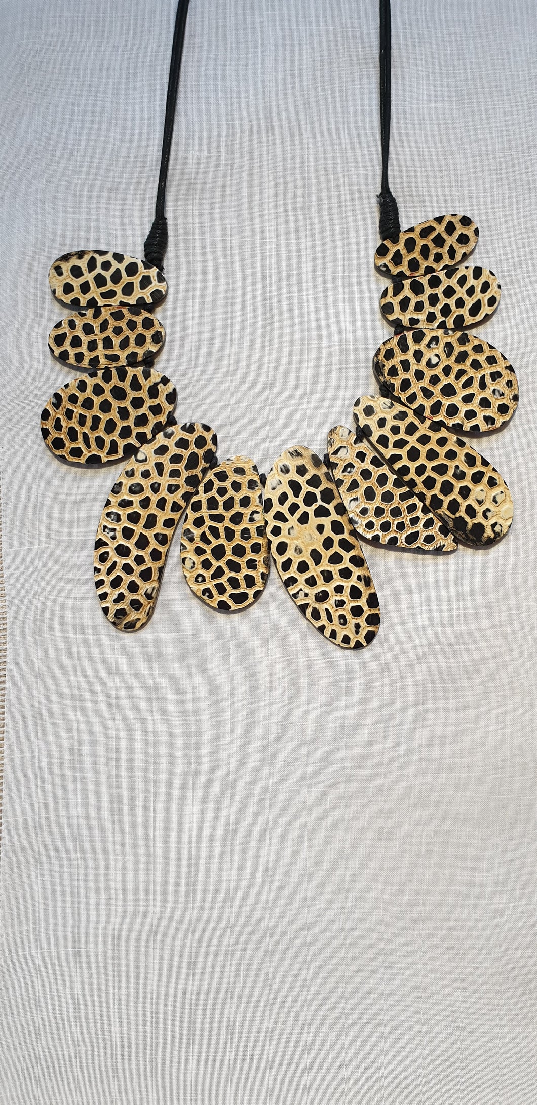 Animal print necklace