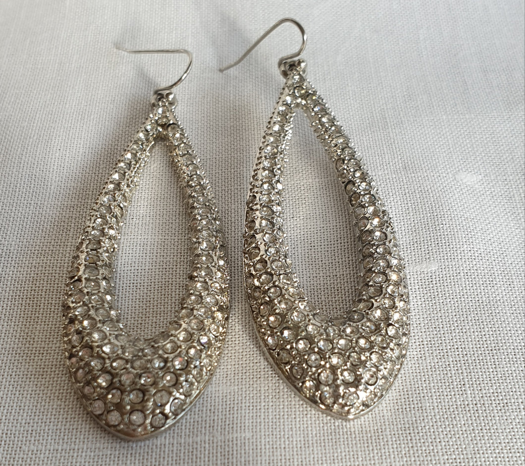 Diamante Drop Earrings