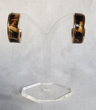 Load image into Gallery viewer, Animal print hoop earrings
